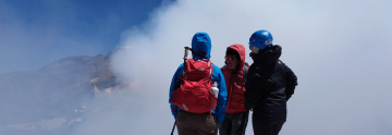 The summit of Mt. Etna